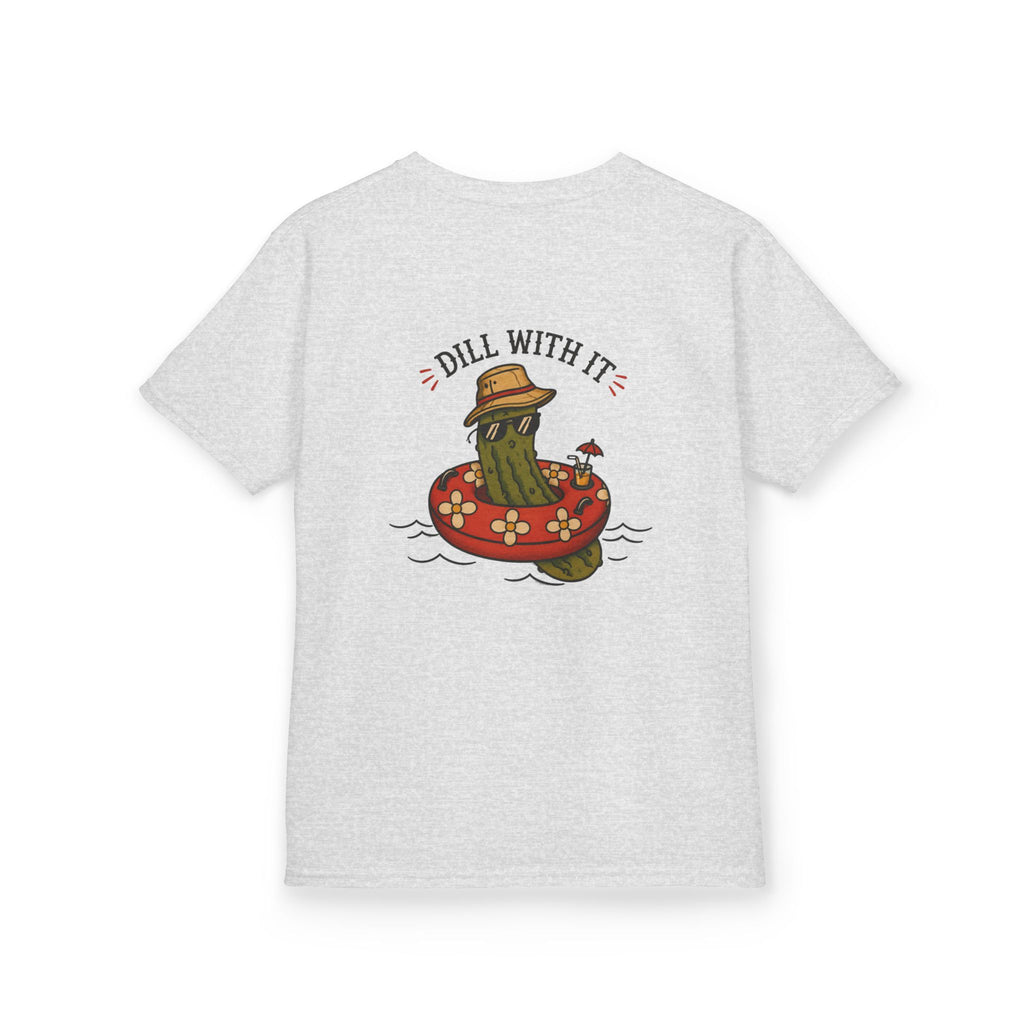 Kids Tee - 'Dill With It' Pickle Float Graphic