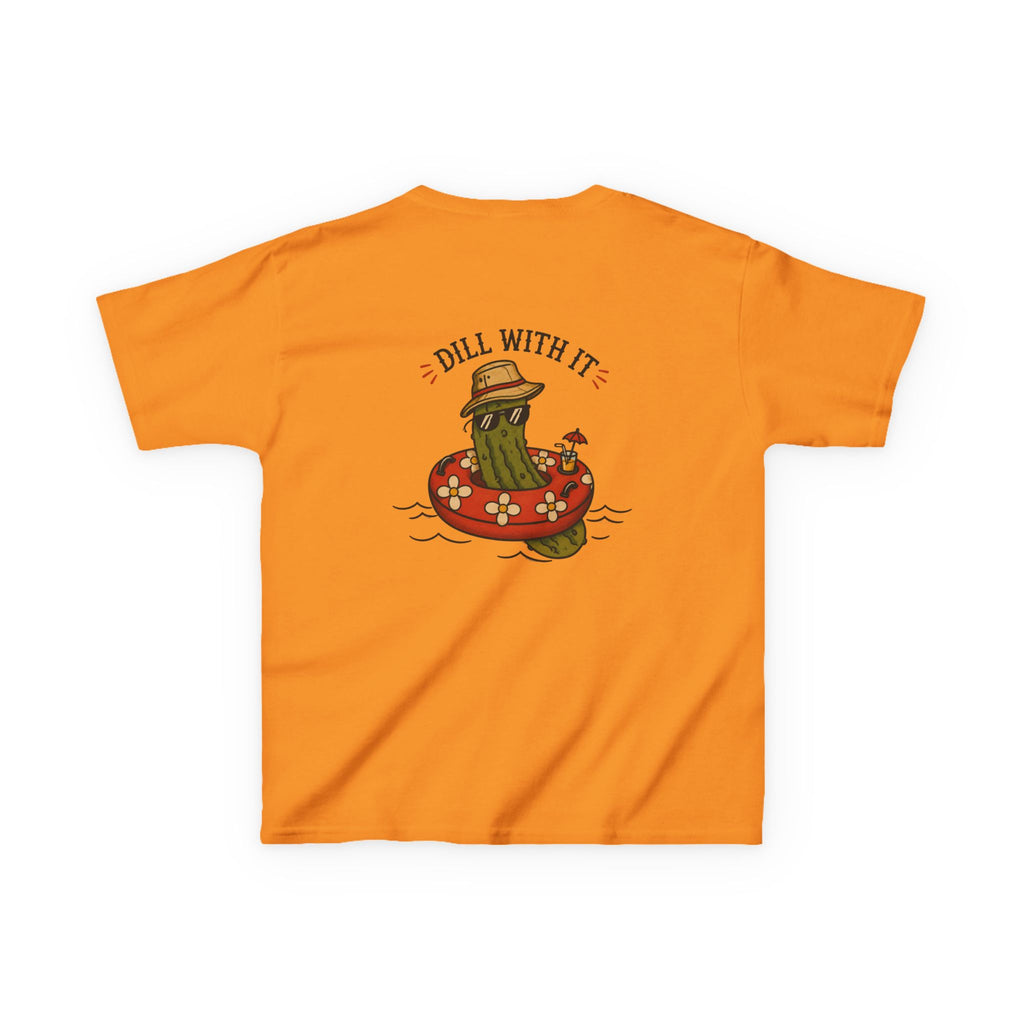 Kids Tee - 'Dill With It' Pickle Float Graphic
