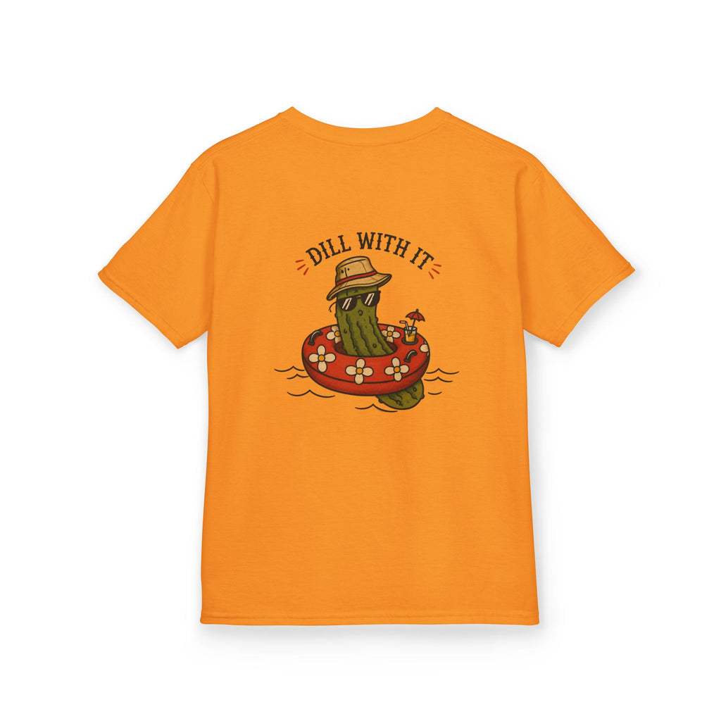Kids Tee - 'Dill With It' Pickle Float Graphic