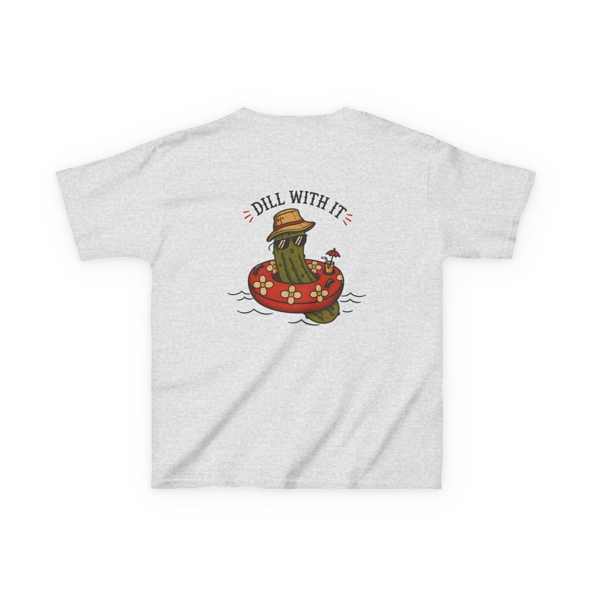 Kids Tee - 'Dill With It' Pickle Float Graphic