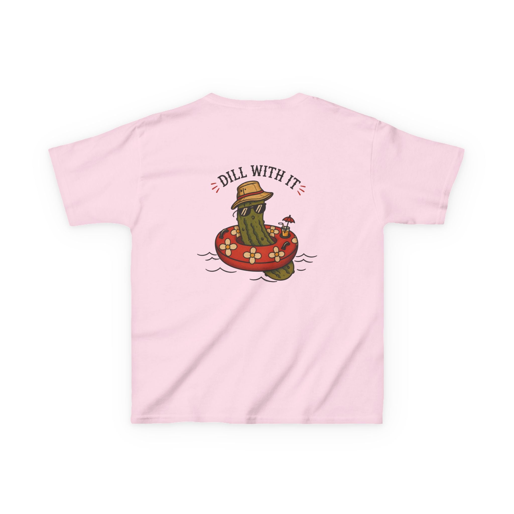 Kids Tee - 'Dill With It' Pickle Float Graphic