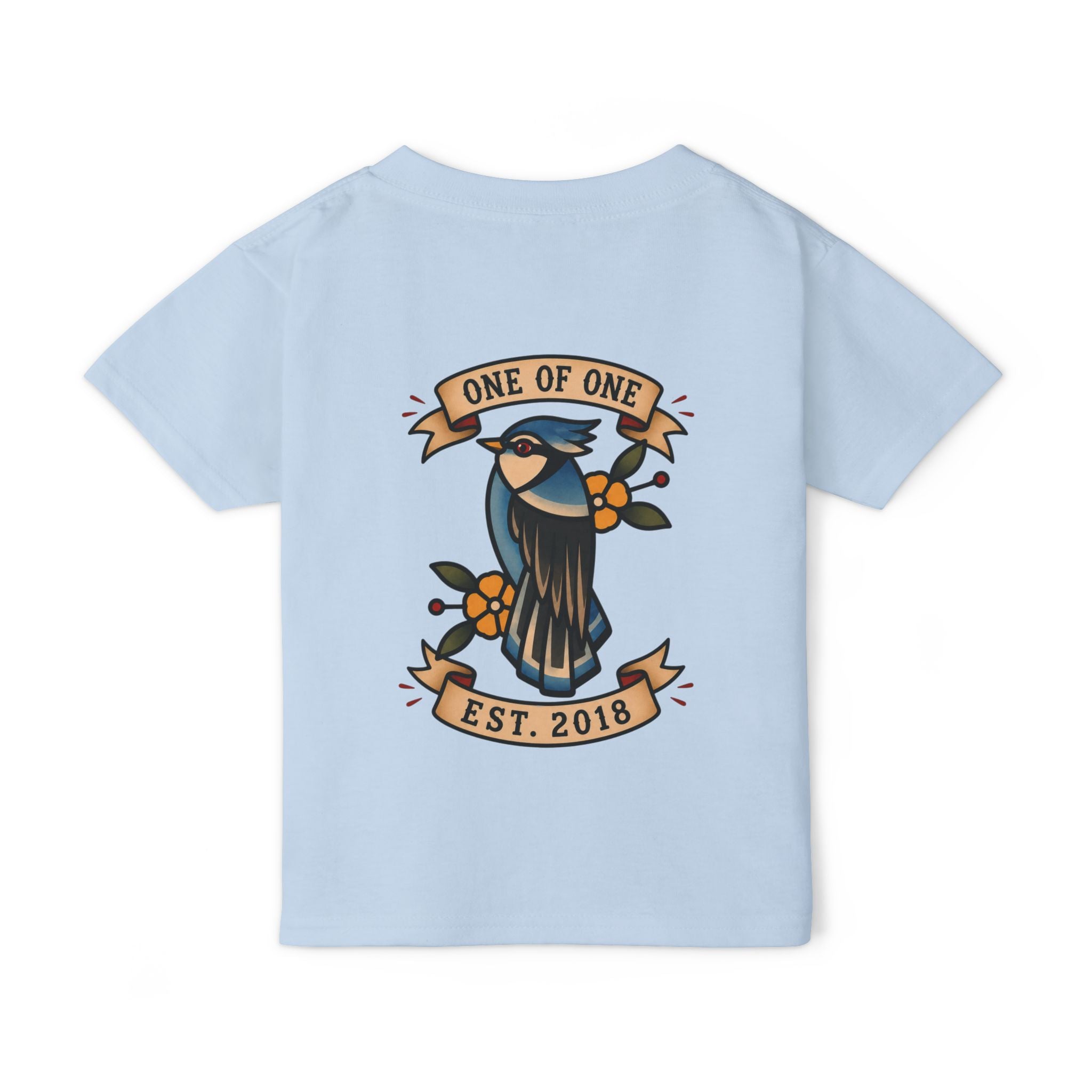 Toddler T-Shirt — "One of One" Bird Design (Est. 2018)