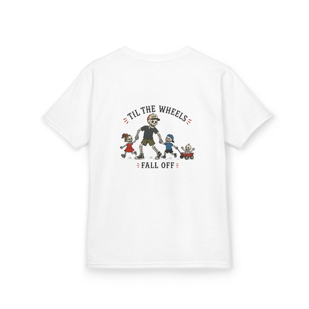 Kids Tee — 'Til The Wheels Fall Off' Family Graphic