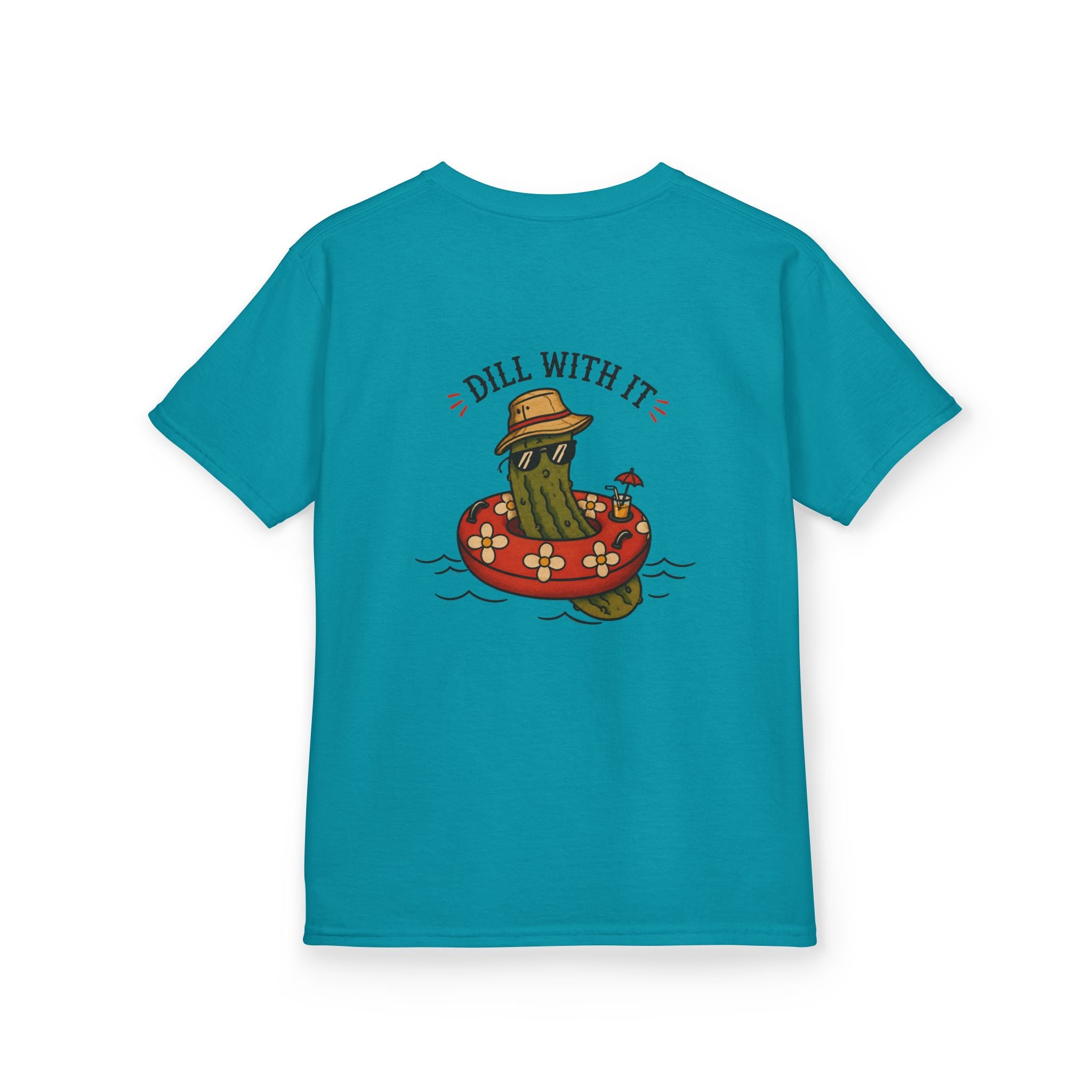 Kids Tee - 'Dill With It' Pickle Float Graphic