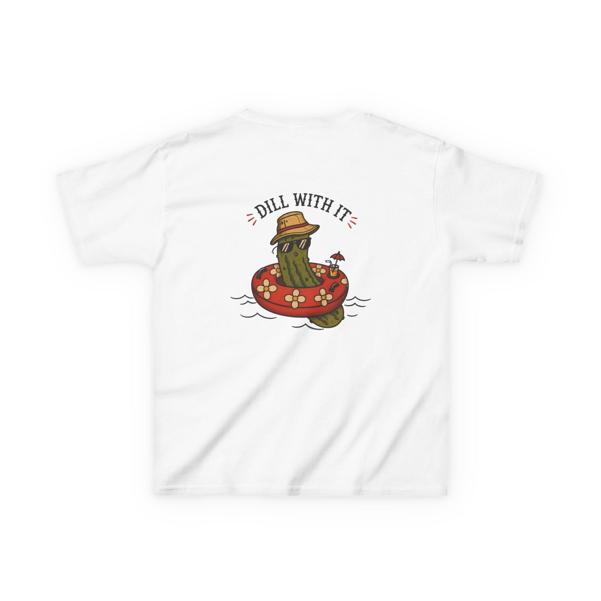 Kids Tee - 'Dill With It' Pickle Float Graphic