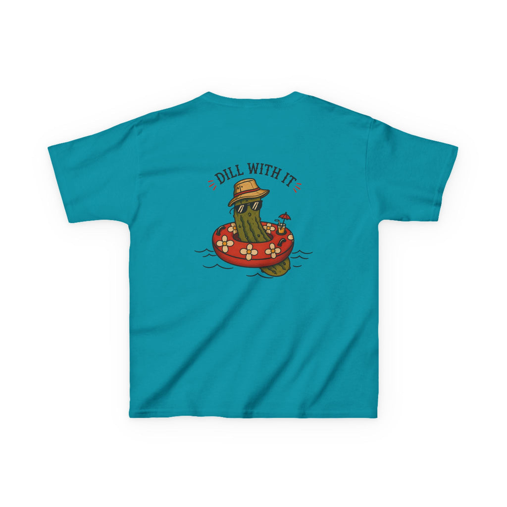 Kids Tee - 'Dill With It' Pickle Float Graphic