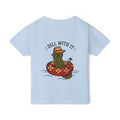 Toddler T-Shirt — "Dill With It" Pool Float Pickle Graphic