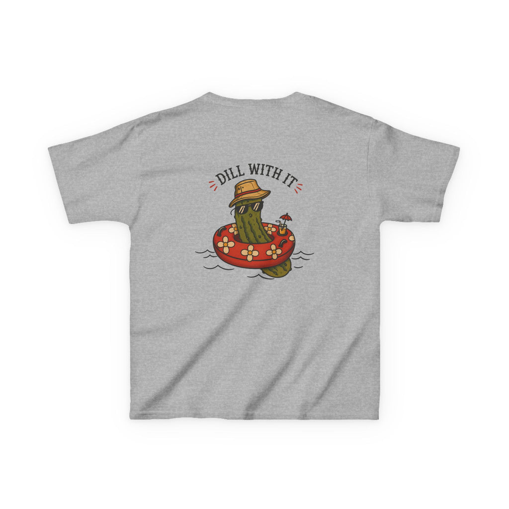 Kids Tee - 'Dill With It' Pickle Float Graphic