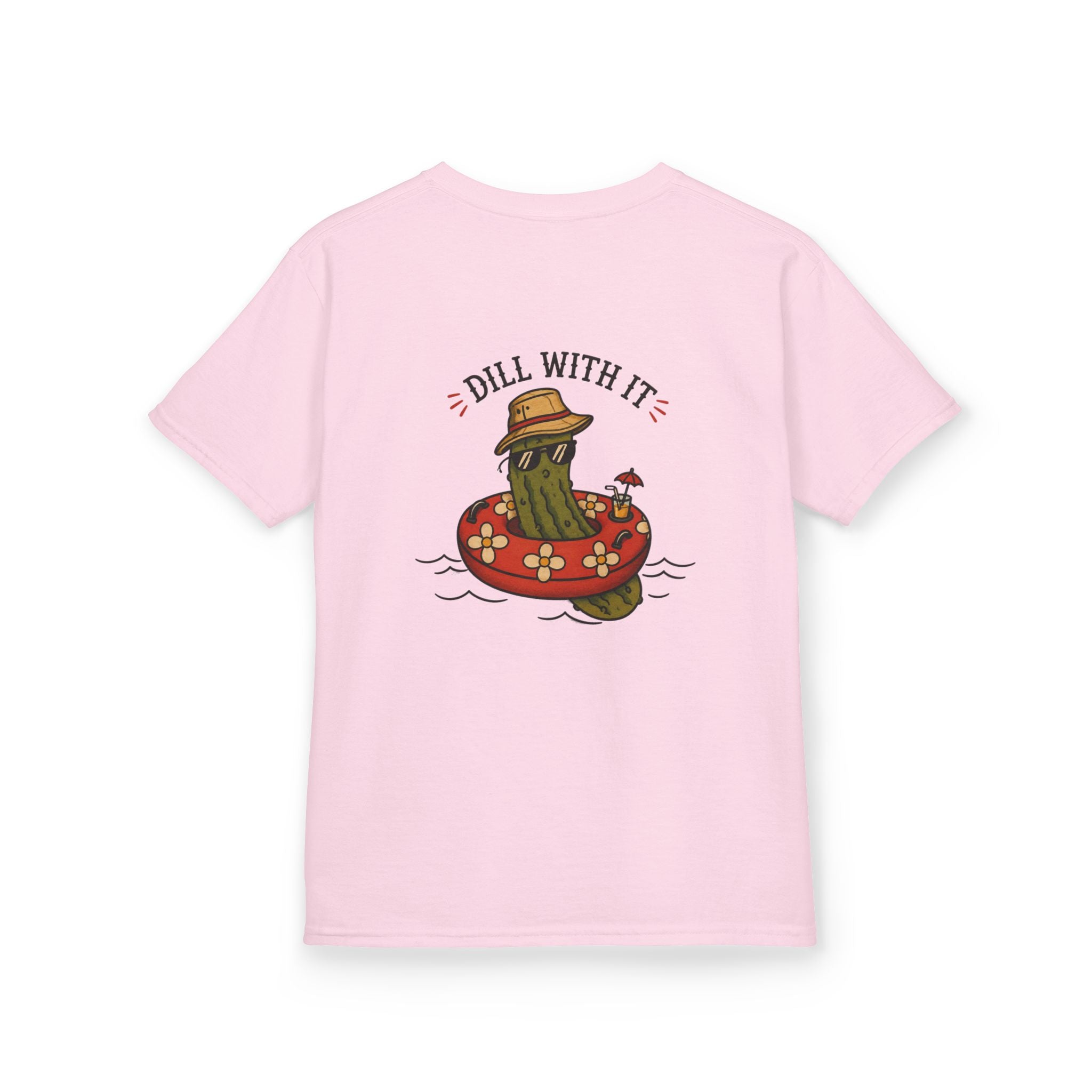 Kids Tee - 'Dill With It' Pickle Float Graphic