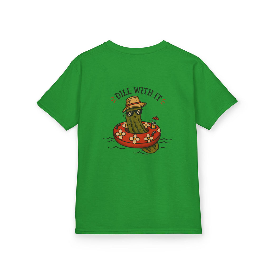 Kids Tee - 'Dill With It' Pickle Float Graphic