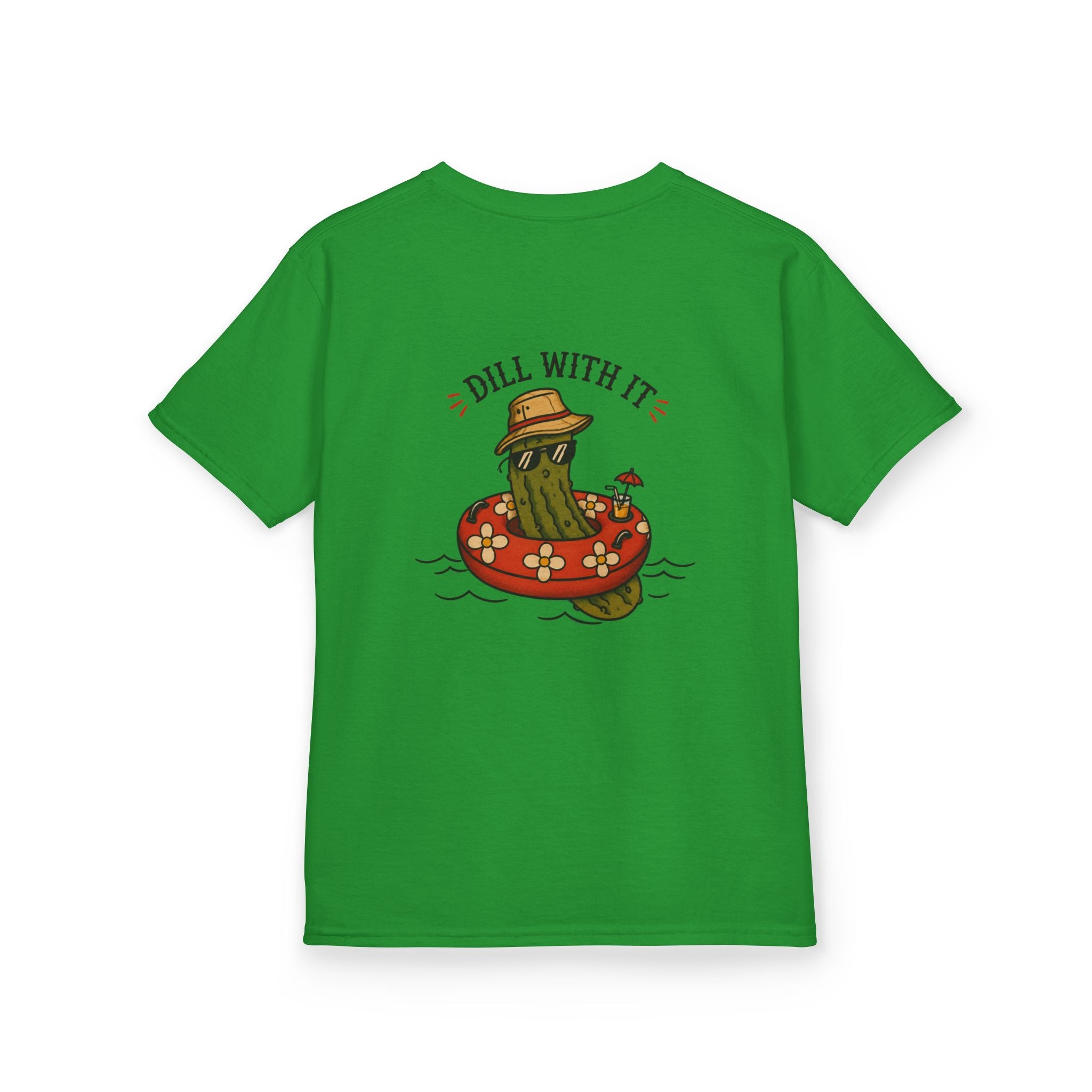 Kids Tee - 'Dill With It' Pickle Float Graphic