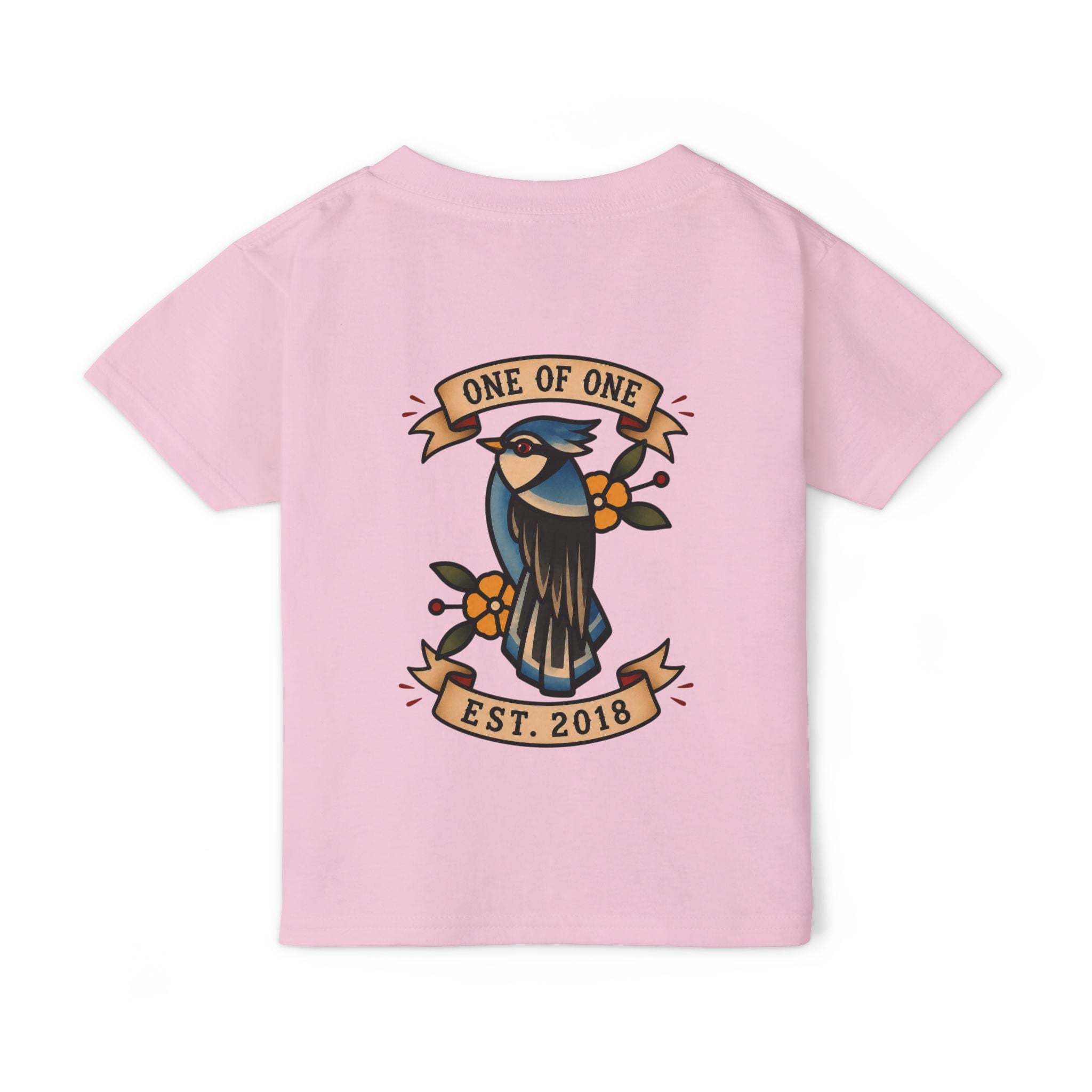 Toddler T-Shirt — "One of One" Bird Design (Est. 2018)