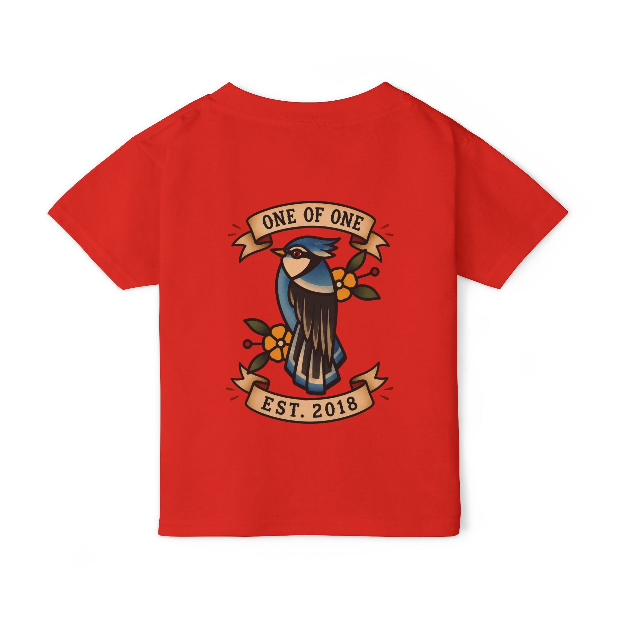 Toddler T-Shirt — "One of One" Bird Design (Est. 2018)