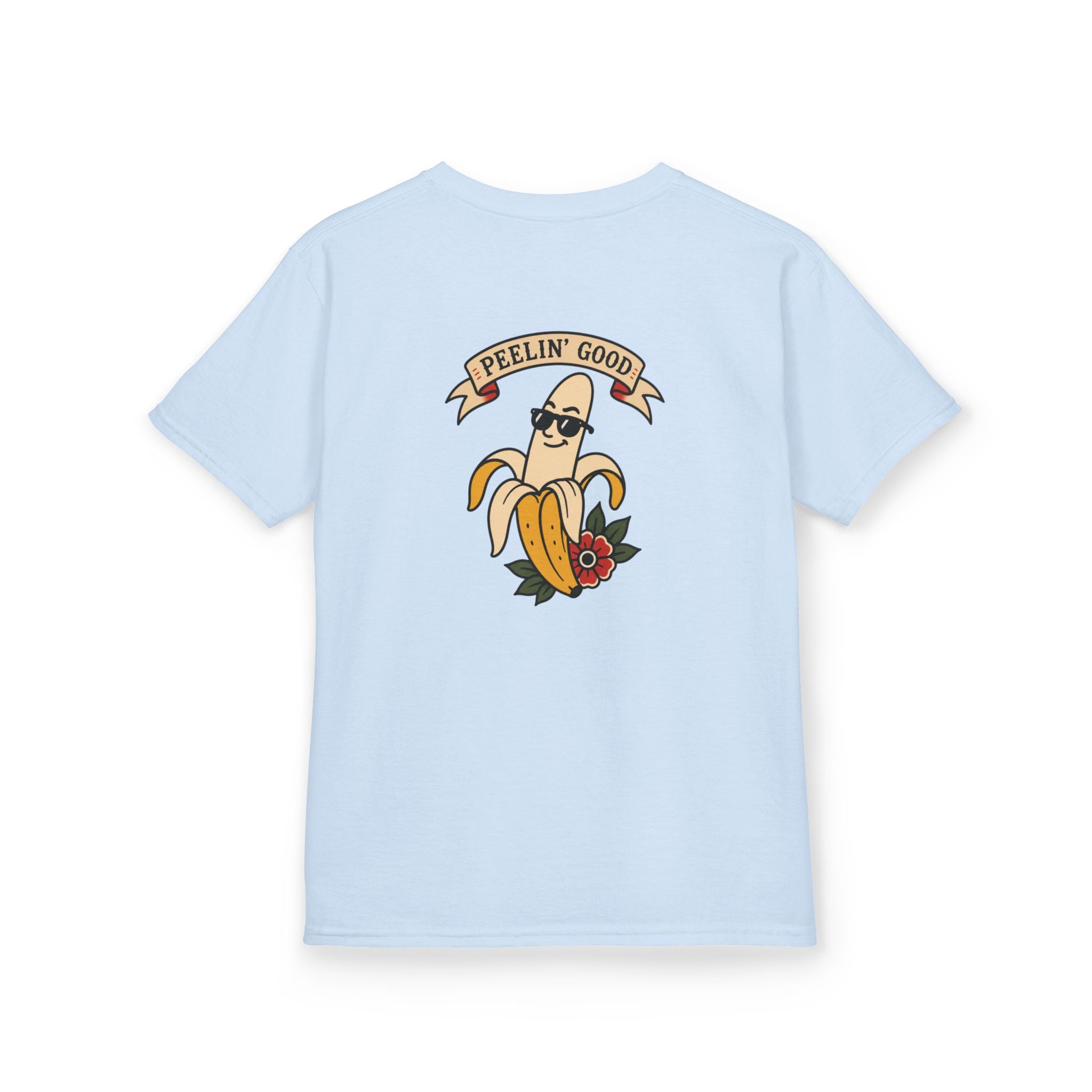 Kids T‑Shirt — 'Peelin' Good' Banana Graphic Tee (Cute Retro Kid's Shirt)